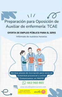 Curso Oposición SERIS TCAE / Auxiliar de Enfermería Curso Oposición SERIS TCAE / Auxiliar de Enfermería